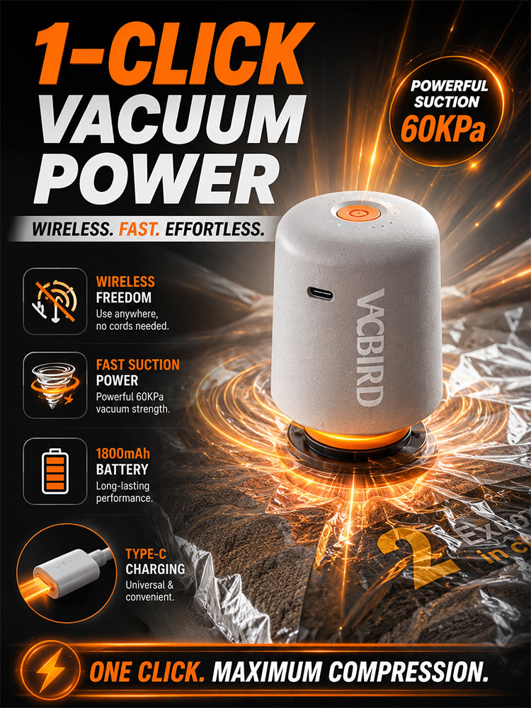 Essential for travel families - travel vacuum storage bag