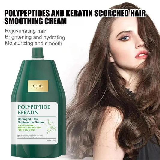 💕BUY MORE SAVE MORE💕 Polypeptide Keratin Hydrating Smoothing Hair Damage Repair Cream