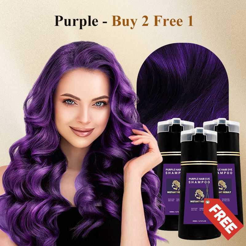 🔥50%OFF🔥Instant Result Hair Dye Shampoo🌿 | 10-Second Application | Vegan & Ammonia-Free