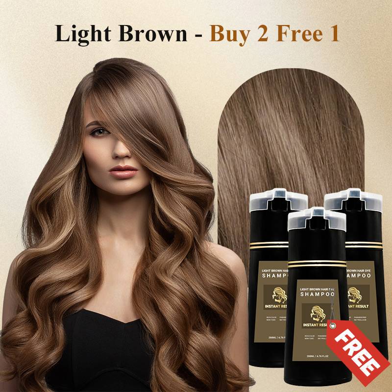 🔥50%OFF🔥Instant Result Hair Dye Shampoo🌿 | 10-Second Application | Vegan & Ammonia-Free