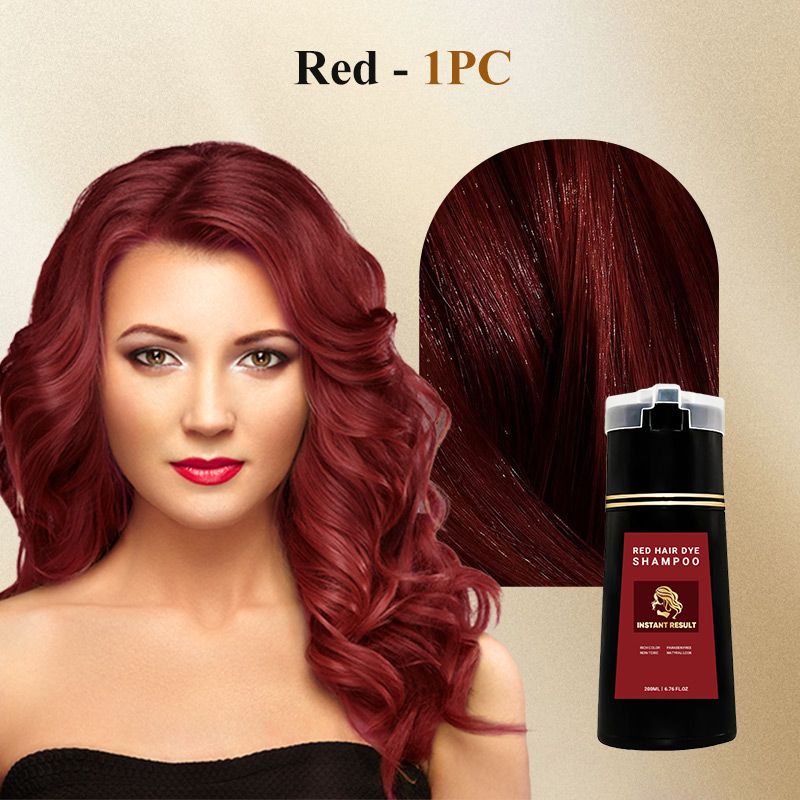 🔥50%OFF🔥Instant Result Hair Dye Shampoo🌿 | 10-Second Application | Vegan & Ammonia-Free