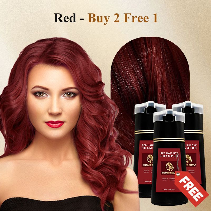 🔥50%OFF🔥Instant Result Hair Dye Shampoo🌿 | 10-Second Application | Vegan & Ammonia-Free