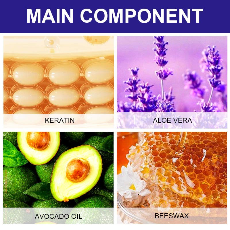 💜BUY 3 GET 2 FREE✨Purple Keratin Hair Mask - Intense Repair for Curly or Color-Treated Hair, Restores Shine & Softness in 3 Mins🌿🧴